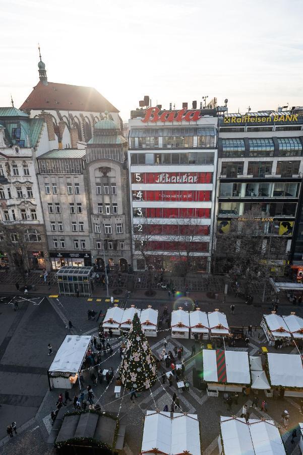 Wenceslas Square Terraces Prague Extérieur photo