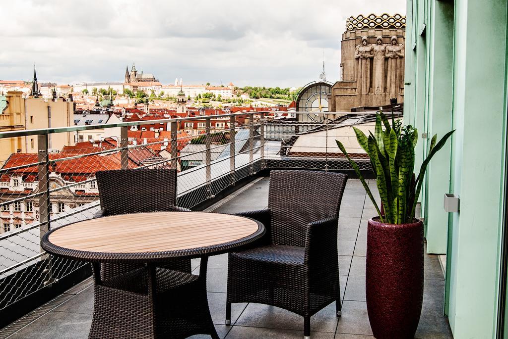 Wenceslas Square Terraces Prague Extérieur photo