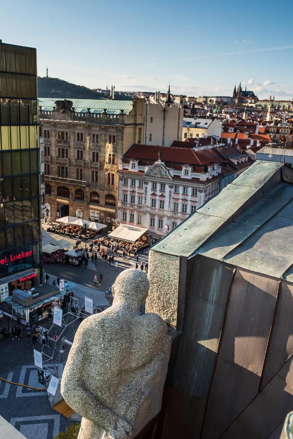 Wenceslas Square Terraces Prague Extérieur photo