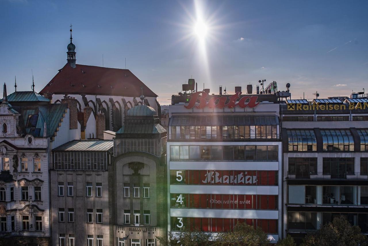 Wenceslas Square Terraces Prague Extérieur photo
