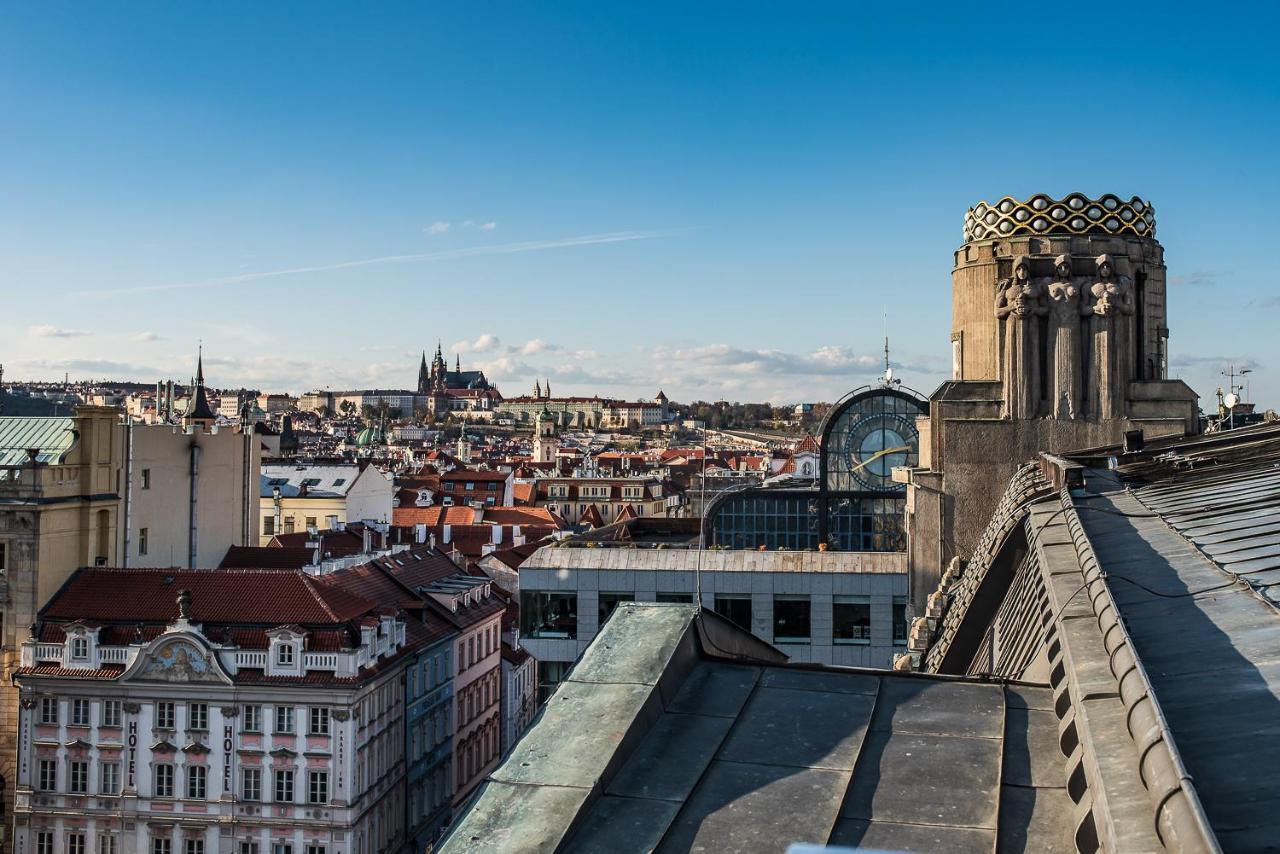 Wenceslas Square Terraces Prague Extérieur photo